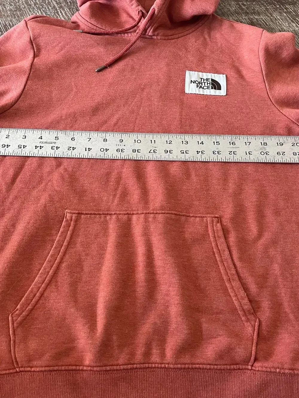 The North Face Hoodie Men’s Medium Rust Orange Pullover Sweatshirt Gorpcore